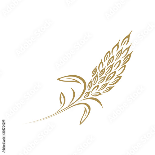 Creative brass spike vector illustration