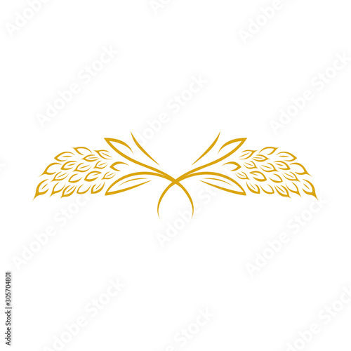 Creative brass spike vector illustration