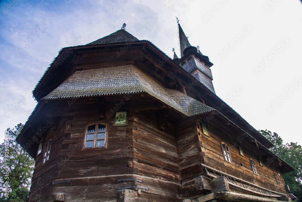 The Unesco wooden church from Budesti (Maramures/Transylvania/Romania)	