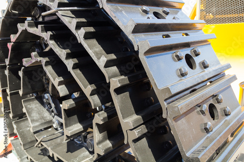 Picture of a part of a tractor track
