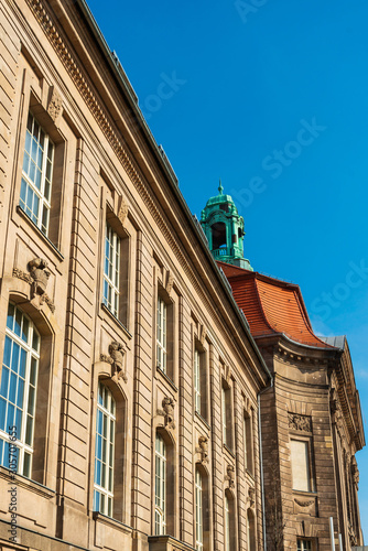BERLIN, GERMANY- March 11, 2018 : Antique building view in Berlin, Germany.