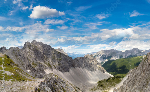 High mountain in Alps