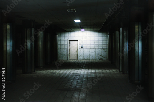 Train Station Underground Mysterious atmosphere photo