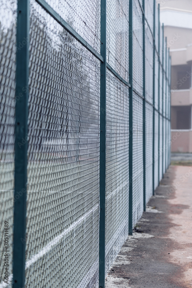 Mesh fence for sports and other areas Mesh fence for sports and other areas