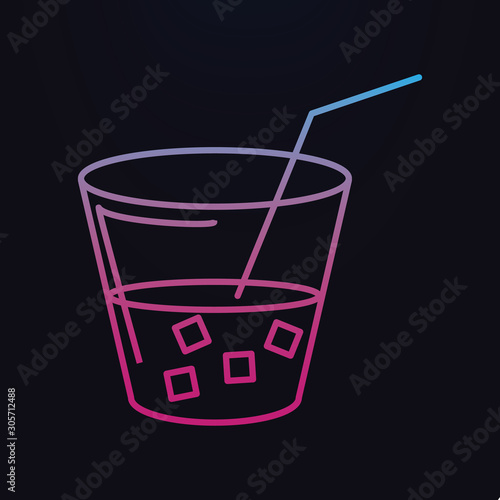 Coctail nolan icon. Simple thin line, outline vector of party icons for ui and ux, website or mobile application