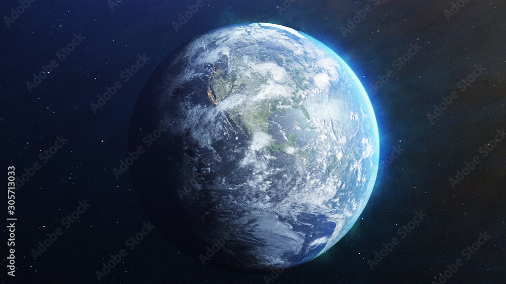 Earth In The Space