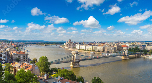 Panoramic view of Budapest