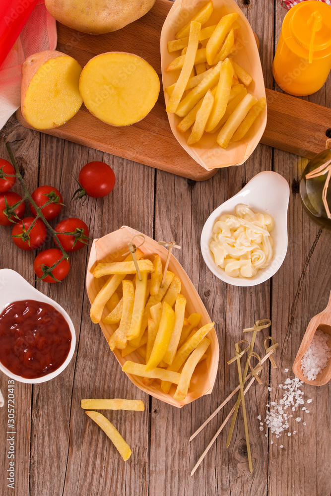 French fries. French fries.