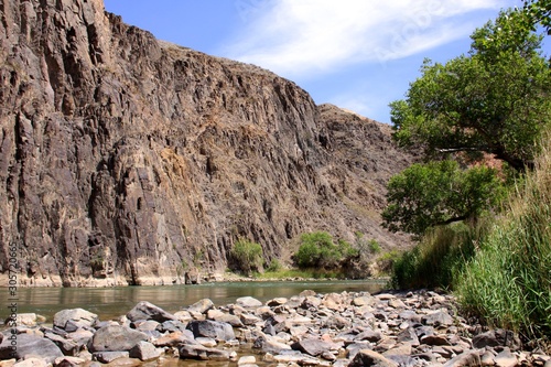 River scene in Charyn Canyon, Kazakstan