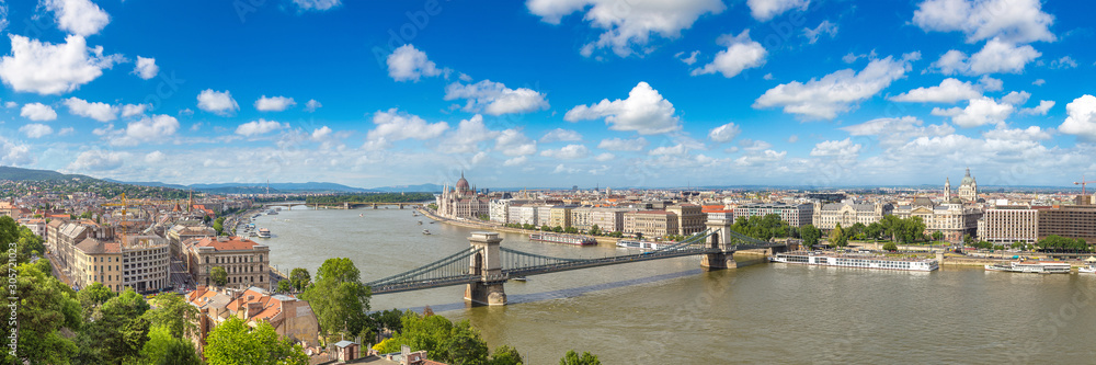 Panoramic view of Budapest