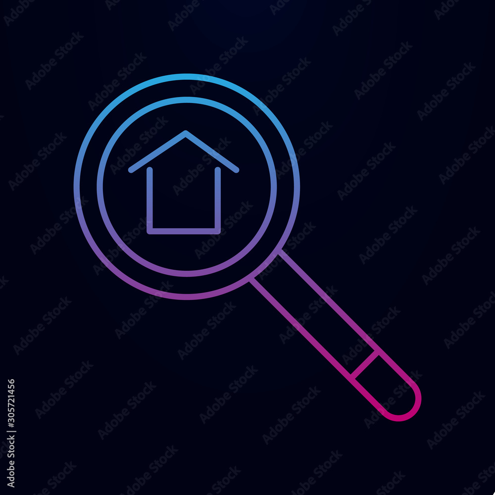 Find a real estate nolan icon. Simple thin line, outline vector of real estate icons for ui and ux, website or mobile application Find a real estate nolan icon. Simple thin line, outline vector of real estate icons for ui and ux, website or mobile application