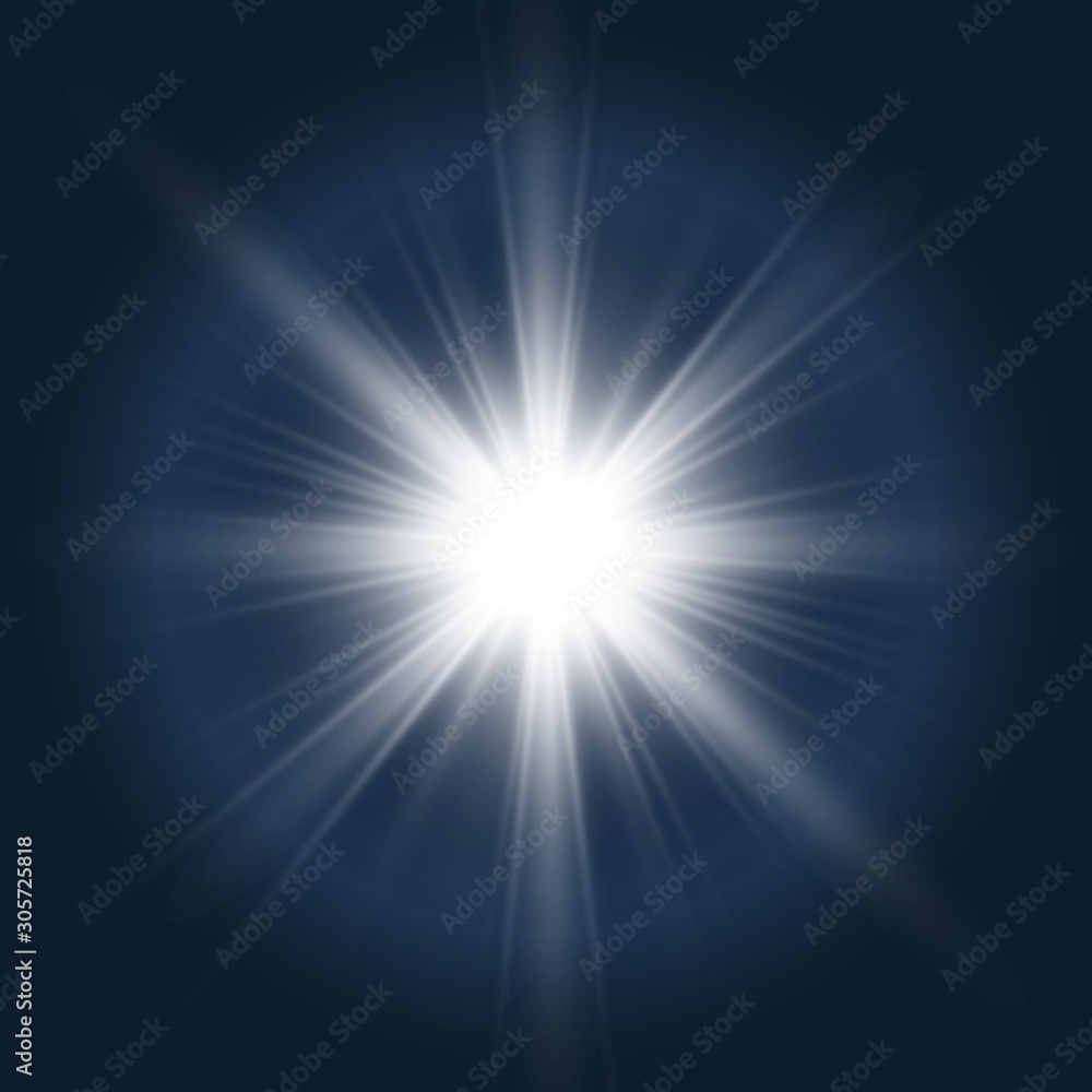 Special lens flash, light effect. The flash flashes rays and searchlight. illust.White glowing light. Beautiful star Light from the rays. Special lens flash, light effect. The flash flashes rays and searchlight. illust.White glowing light. Beautiful star Light from the rays.