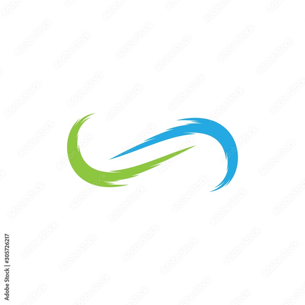 Naklejka premium Infinity Design,Infinity logo Vector icon template