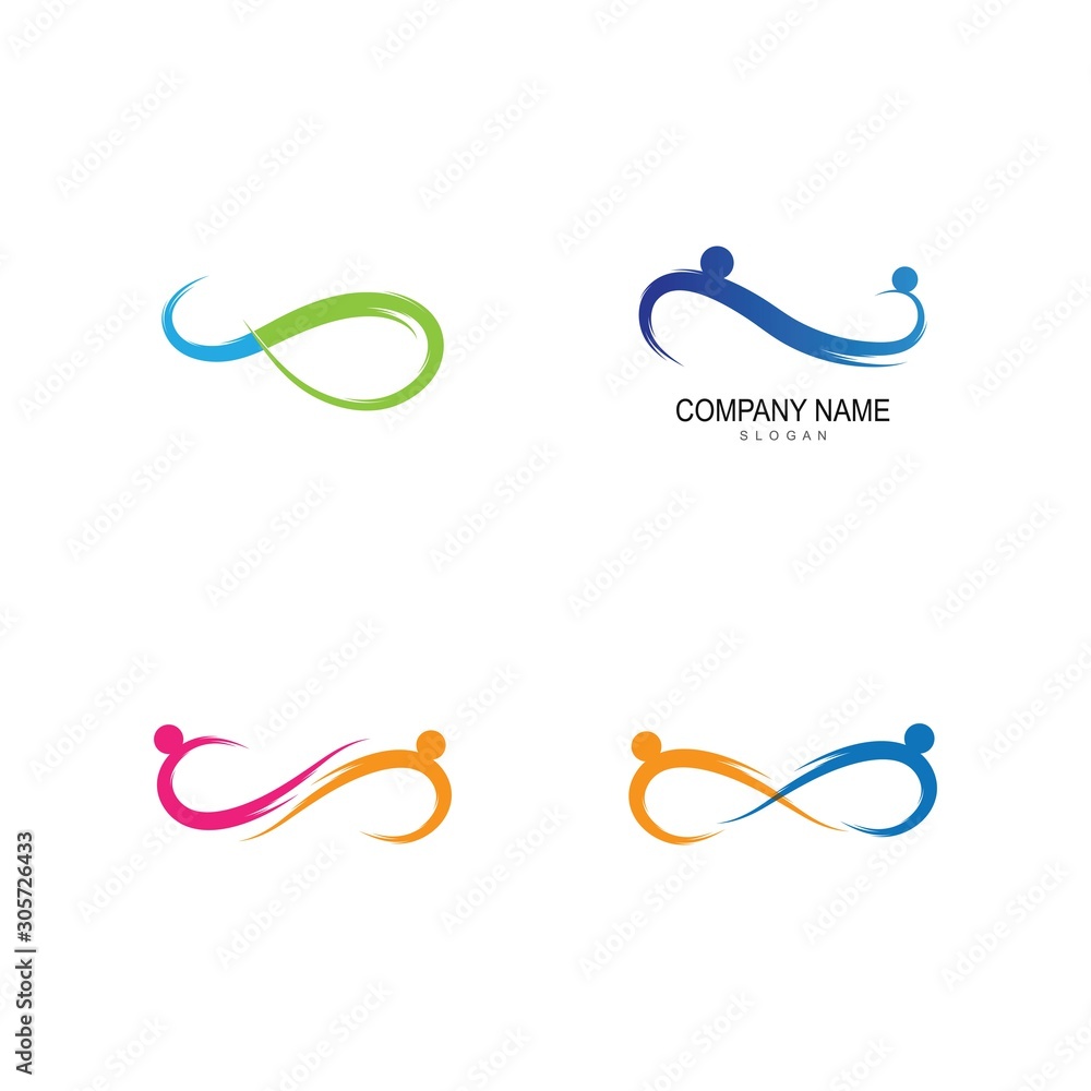Infinity Design,Infinity logo Vector icon template Infinity Design,Infinity logo Vector icon template
