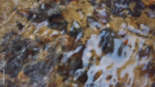 Defocussed water surface reflection