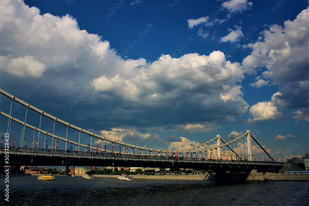 Fototapeta premium bridge in Moscow