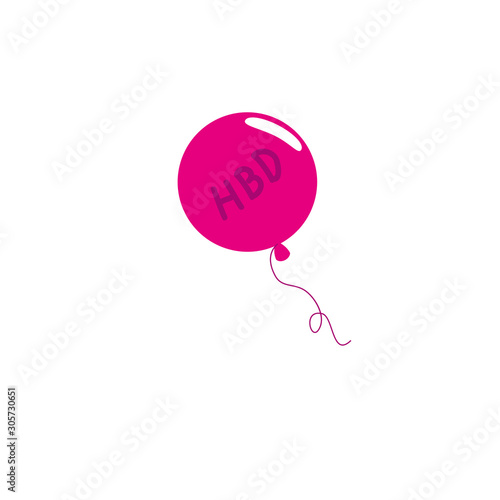 balloon helium air detailed style