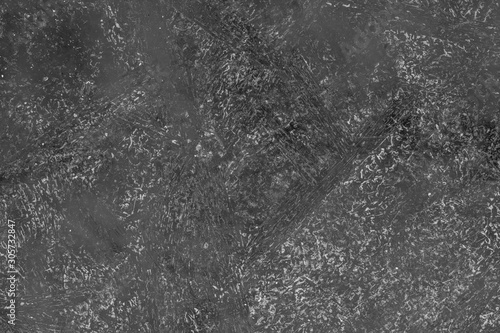 Wallpaper Mural black and white decorative plaster background, dark gray stucco wall with copyspace , abstract wallpaper close up ,  ice macro, frozen winter texture Torontodigital.ca