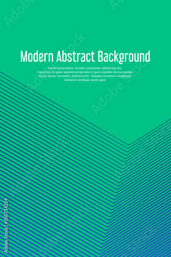 the background is green and has many lines with colors that use gradations