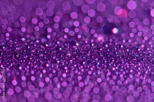 abstract landscape of drops in purple and red