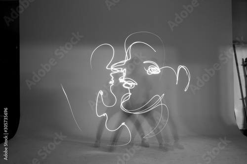 light drawing  photo