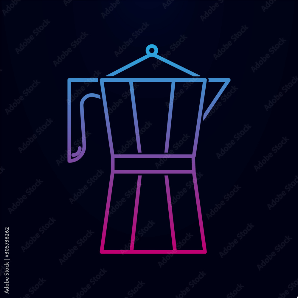 Coffee maker nolan icon. Simple thin line, outline vector of kitchen icons for ui and ux, website or mobile application Coffee maker nolan icon. Simple thin line, outline vector of kitchen icons for ui and ux, website or mobile application