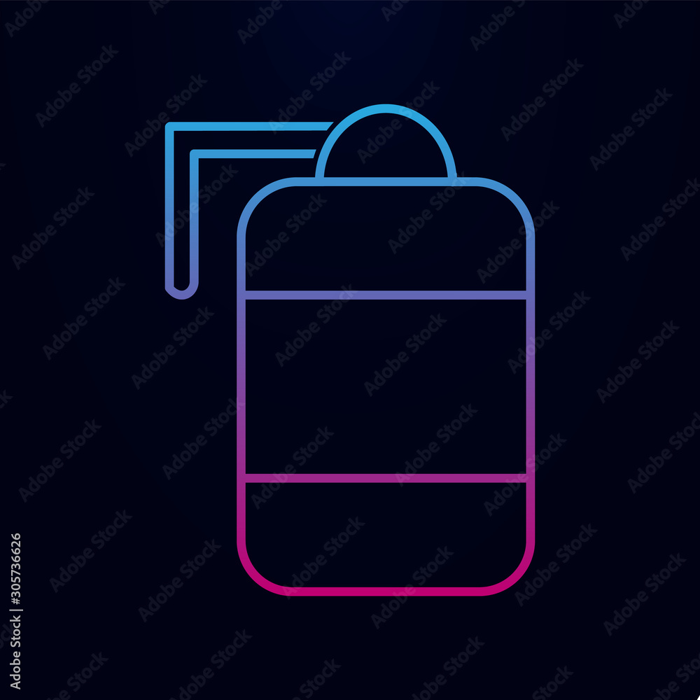 Water big bottle nolan icon. Simple thin line, outline vector of kitchen icons for ui and ux, website or mobile application Water big bottle nolan icon. Simple thin line, outline vector of kitchen icons for ui and ux, website or mobile application