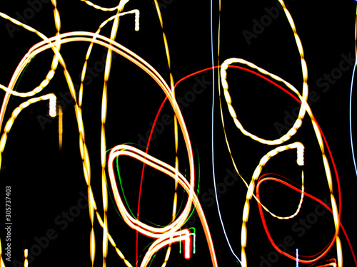 abstract background with lines and circles