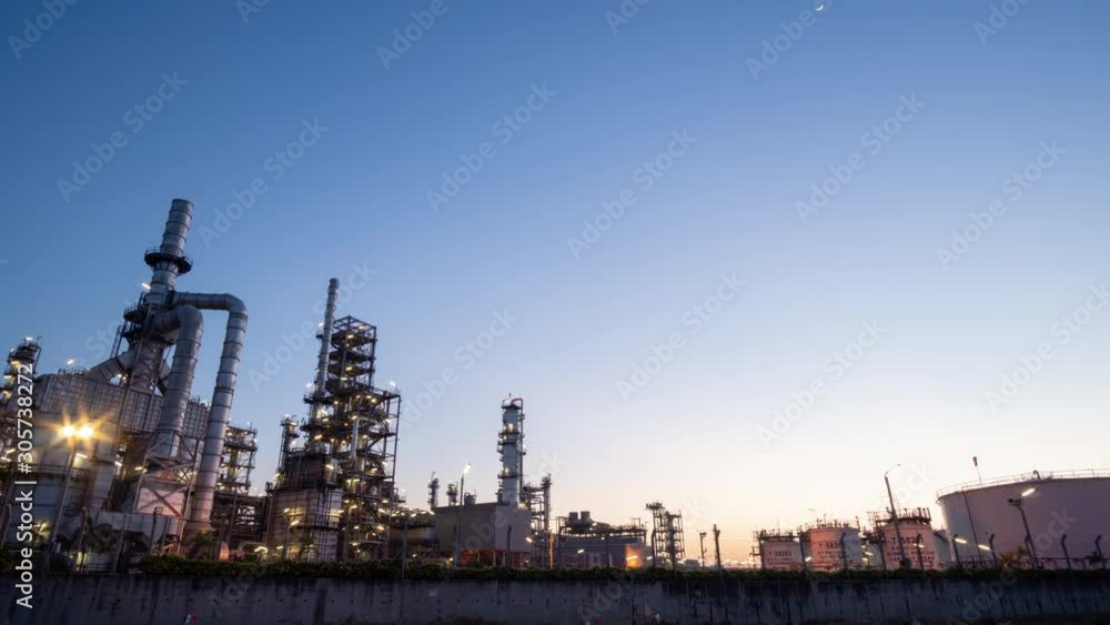 Oil refinery plant from industry. Oil refinery plant from industry.