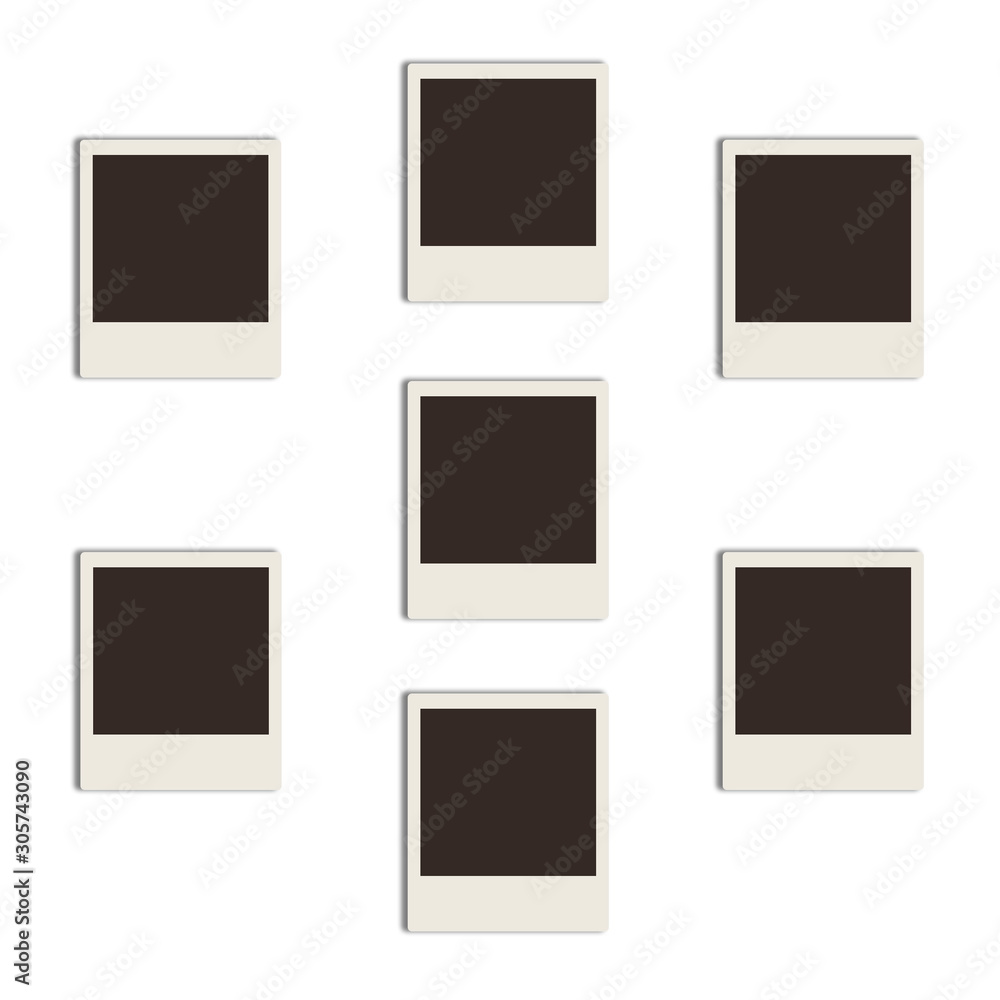 blank photo frame isolated on white background blank photo frame isolated on white background