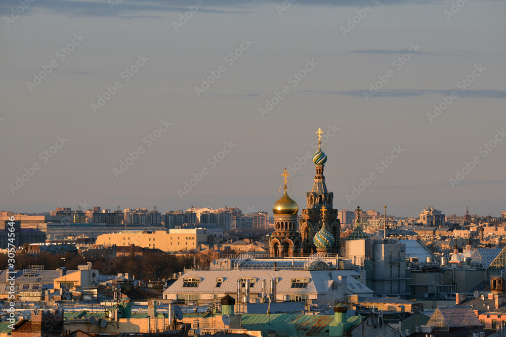 View from Isaak cathedral, Saint-Petersburg, Russia View from Isaak cathedral, Saint-Petersburg, Russia