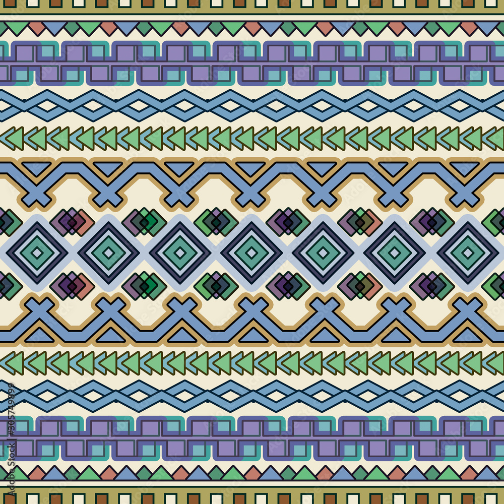 Traditional Ethnic seamless repeatable pattern. Traditional Ethnic seamless repeatable pattern.