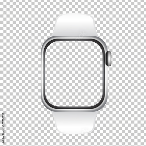 Realistically mockup watch background and screen png .