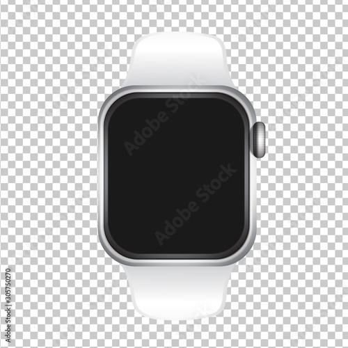 Mockup watch realistically background png  isolated on background.