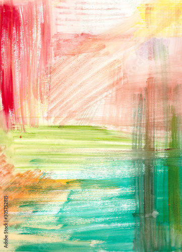 watercolor pencil colorful holiday background