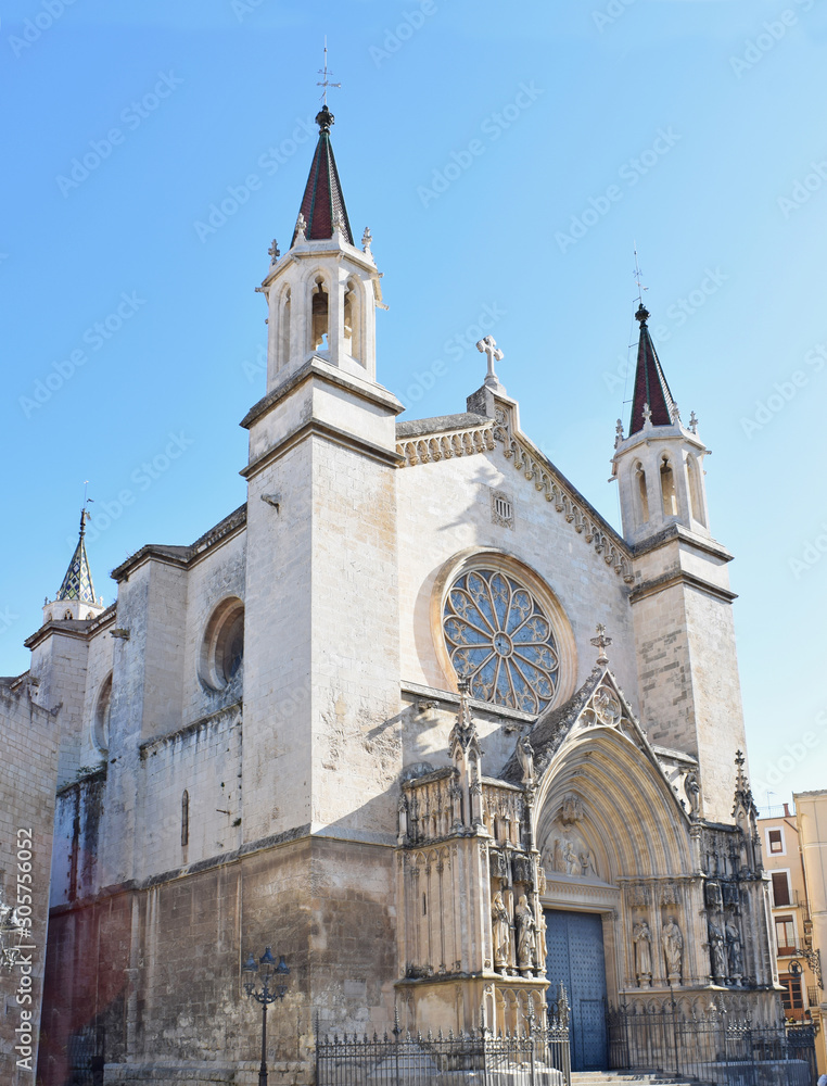 Fototapeta premium Iglesia de Santa María de Vilafranca, Barcelona España