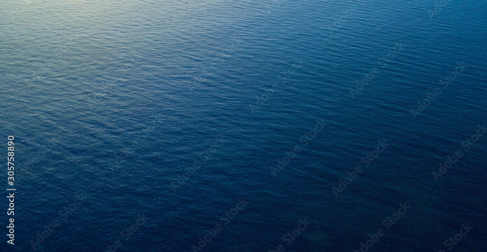 ocean aerial view - obrazy, fototapety, plakaty 