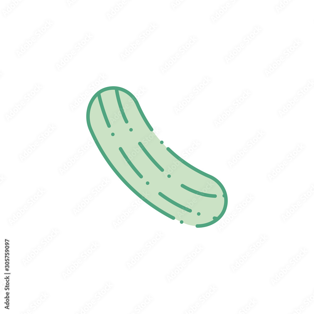 vegetable cucumber fill style icon vegetable cucumber fill style icon