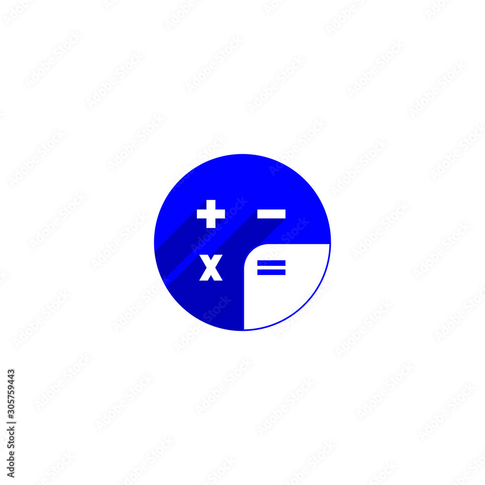 Simple calculator icon design for web icon template Simple calculator icon design for web icon template