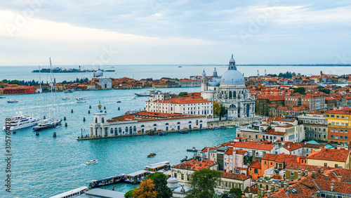 Venice from above view Grand Canal © Alex