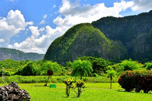 Valokuva Viñales Valley in Pinar del Rio, leafy valley where tobacco and coffee are grown