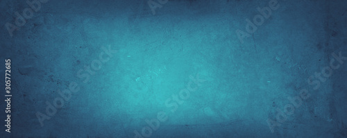 Blue textured concrete background photo
