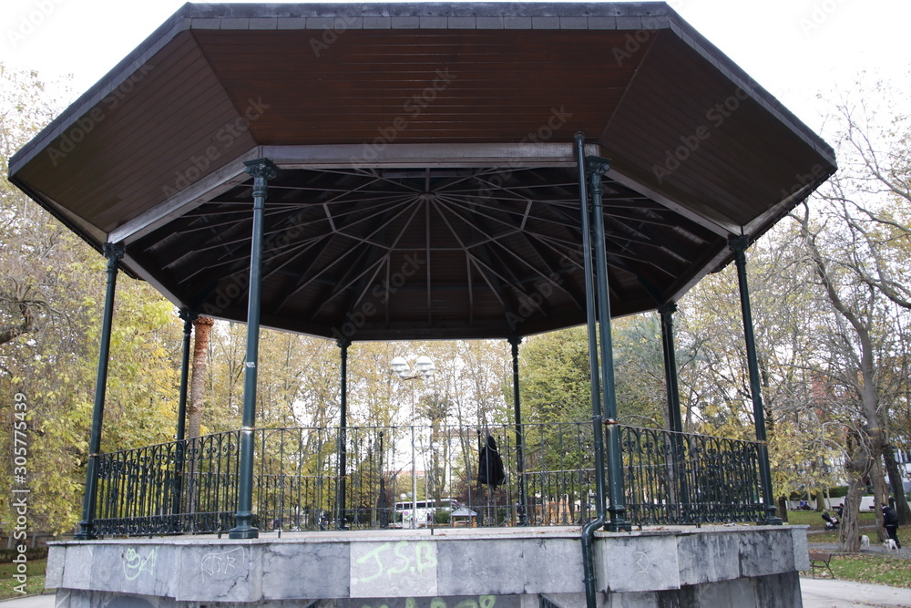Kiosk in a park Kiosk in a park