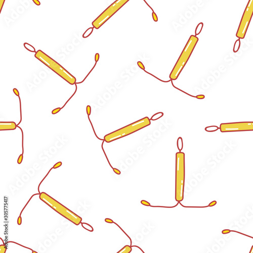 intrauterine device seamless pattern, vector illustration