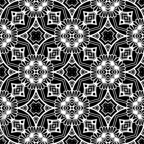 black and white batik pattern background , Batik Indonesian is a technique of wax-resist dyeing applied to whole cloth