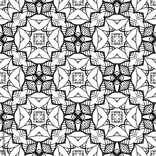 black and white batik pattern background , Batik Indonesian is a technique of wax-resist dyeing applied to whole cloth