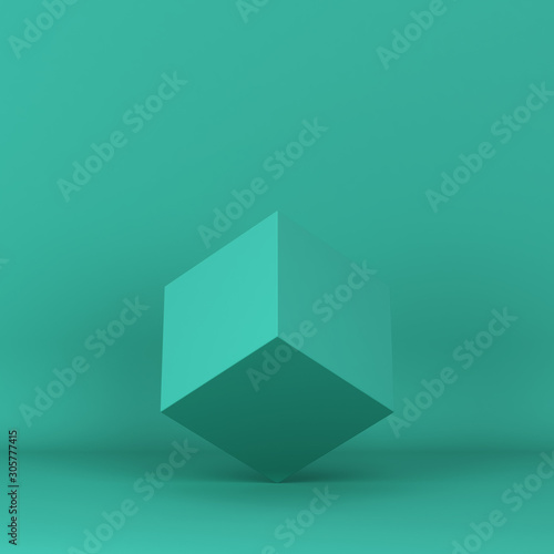 Single cube standing