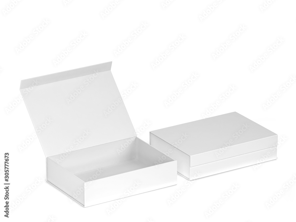 Blank magnetic box package Blank magnetic box package