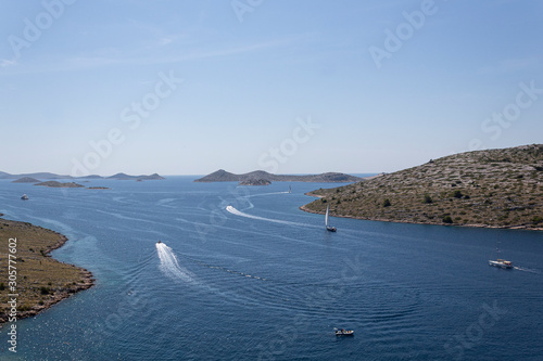 View of the Kornati Islands, Croatia