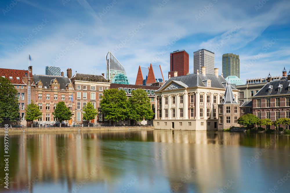 Naklejka premium Dutch parliament buildings in The Hague